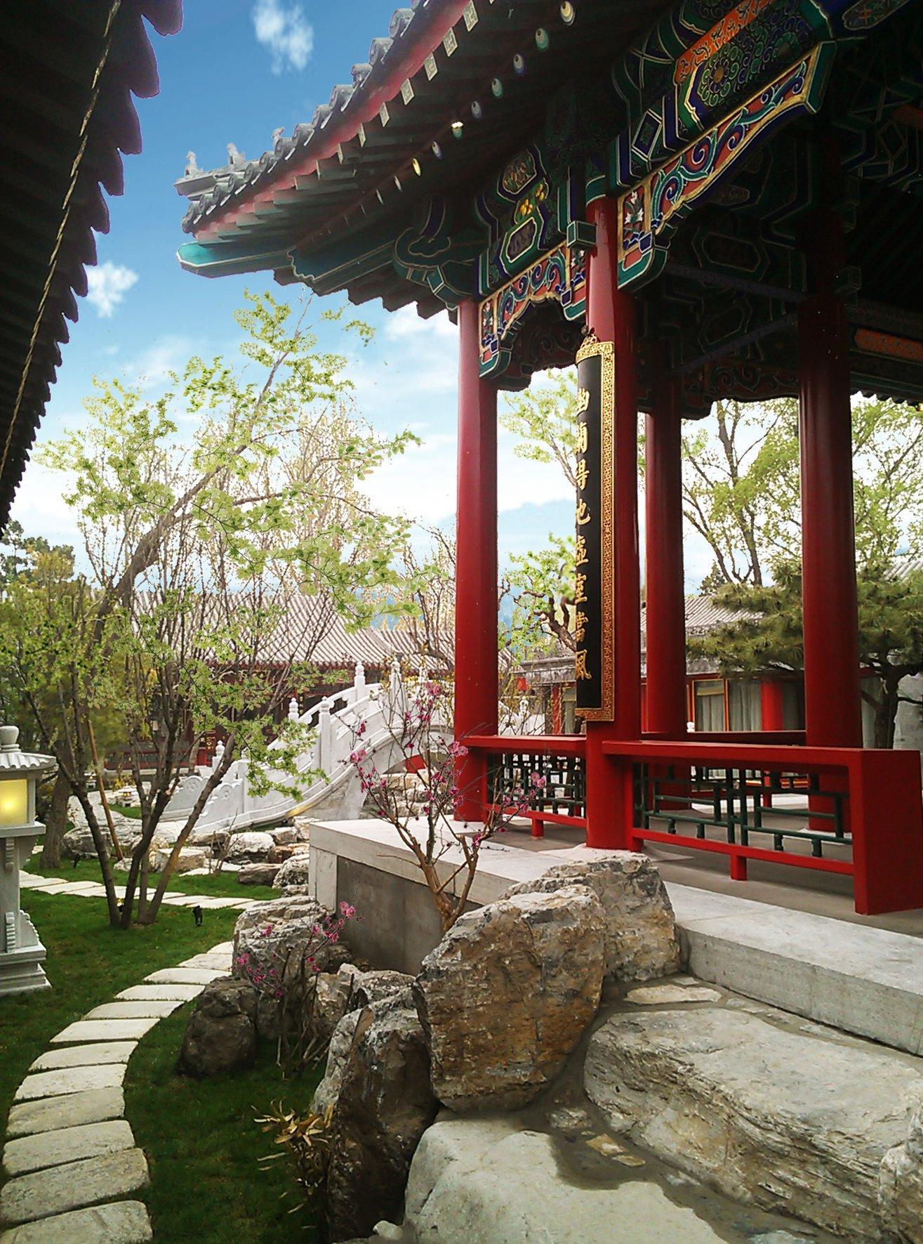 Lv Garden Huanghuali Art Galery Beijing Hotel Yinjiafu Exterior foto